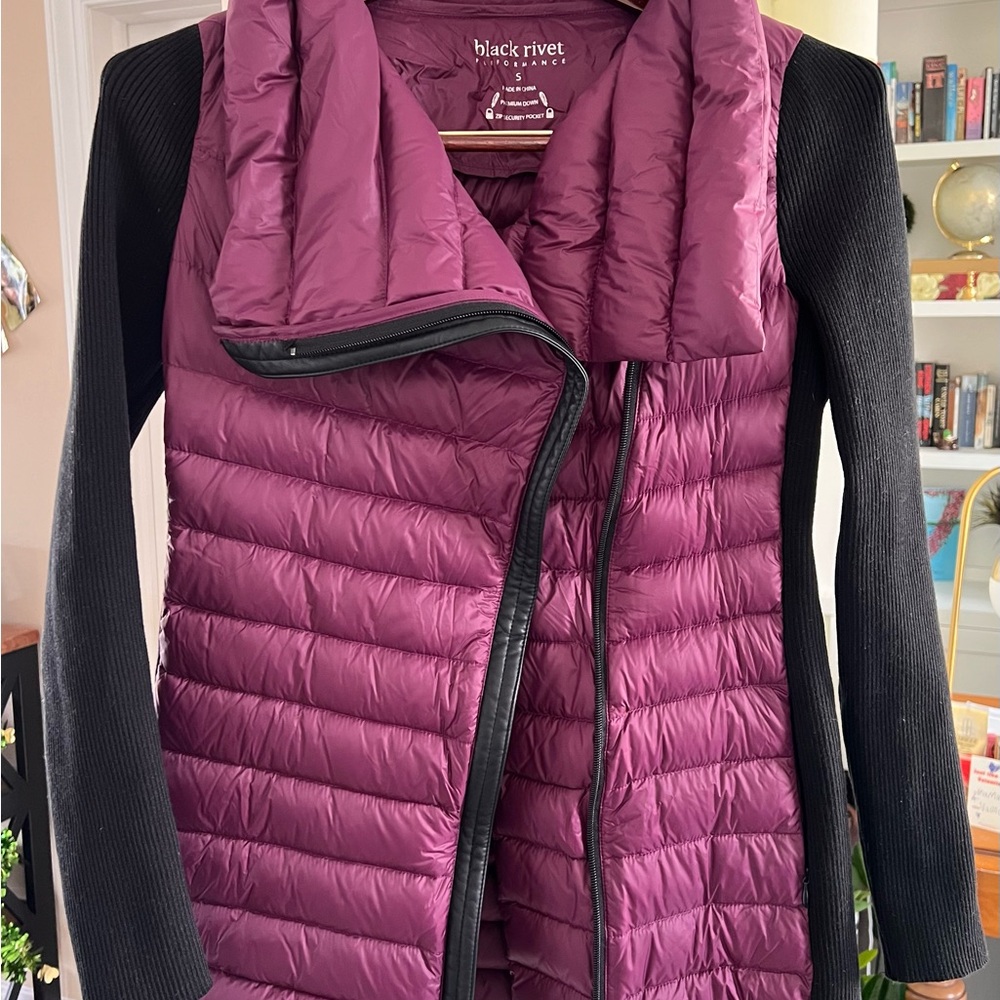 Women’s Quilted Puffer Down Coat w/Asymmetrical Closure